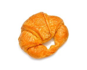 Croissant isolated on white background