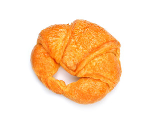 Croissant isolated on white background