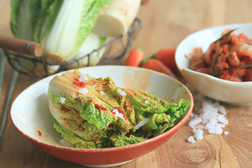 kimchi cabbage - korean food