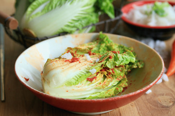 kimchi cabbage - korean food