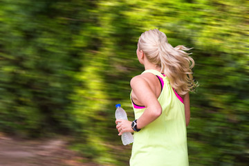 Fitness woman jogging