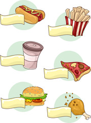 Fast Food Menu Elements