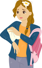 Girl Teen School Bullied