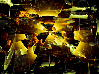 Obraz premium Abstract digitally generated image chaos background