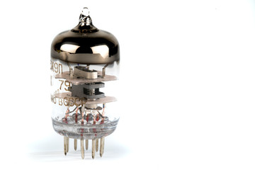 radio bulb isolated on white