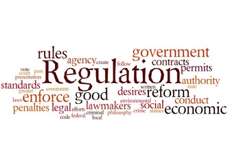 Regulation, word cloud concept 5