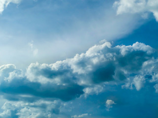 blue sky and sunshine