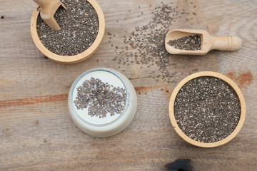 chia seed fresh milk
