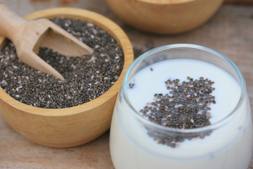chia seed fresh milk