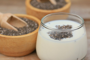 chia seed fresh milk