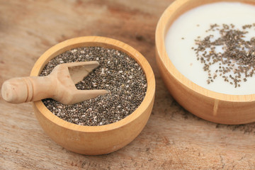 chia seed and yogurt smoothies