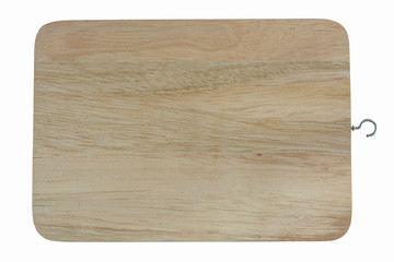 wooden on white background. clipping path