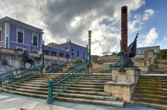 Plaza of the Five Centuries - San Juan, Puerto Rico