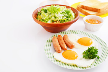 おいしそうな朝食