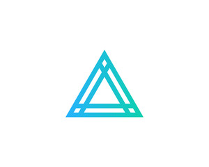 Tech Triangle Logo Design Template