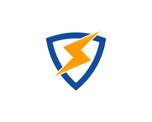 Energy Shield Logo Design Template