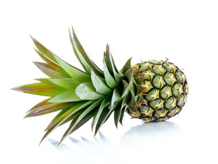 Pineapple isolated on the white background