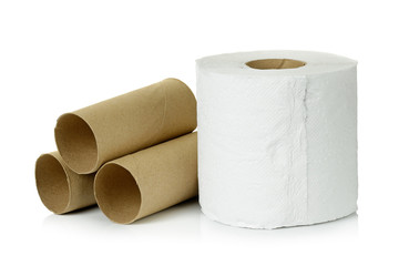 Tissue isolated on the white background