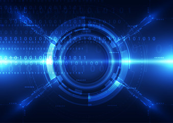 technology abstract digital background, vector illustration