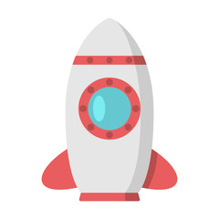 Beautiful rocket with porthole