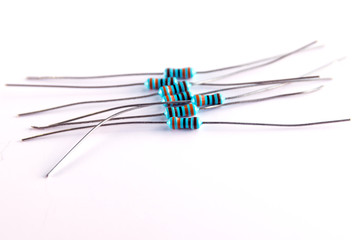 Obraz na płótnie Canvas Gruop of resistors.