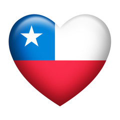 Chile Insignia Heart Shape