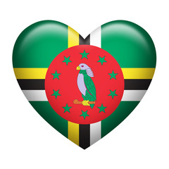 Dominica Insignia Heart Shape