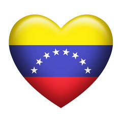 Venezuela Insignia Heart Shape