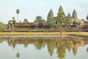  Angkor Wat of UNESCO's world heritage in Siem Reap, Cambodia