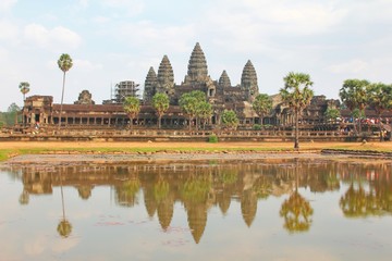 Fototapeta premium Angkor Wat of UNESCO's world heritage in Siem Reap, Cambodia