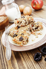 Casserole of buckwheat