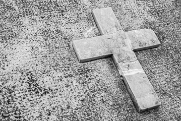 Grabmal Grabstein Kreuz Stein Hintergrund