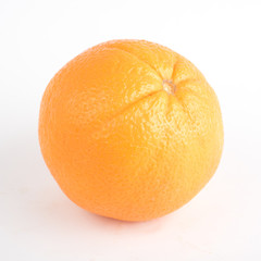 Orange fruit close up isolated on white background