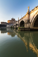 Castel Sant'Angelo and Bridge of Angles, Rome, Italy