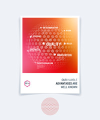 Fototapeta premium Business brochure, flyer and cover design layout template with b