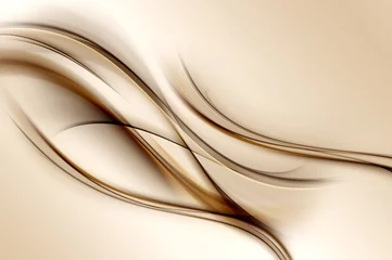 Crédence de cuisine en verre imprimé Vague abstraite Fond de vagues brunes