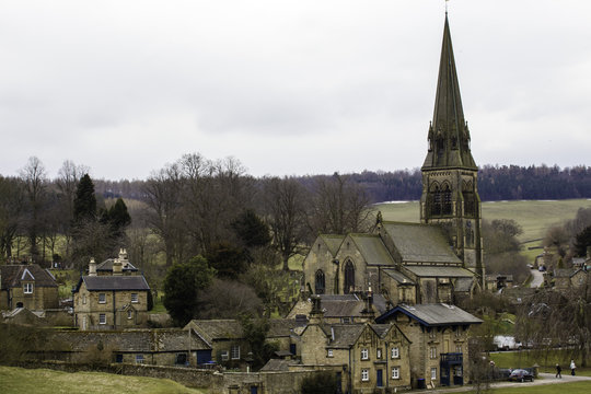 Church and Edensor village, Chatsworth