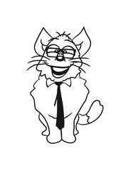 nerd geek hornbrille tie clever funny