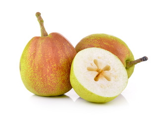 pear on white background