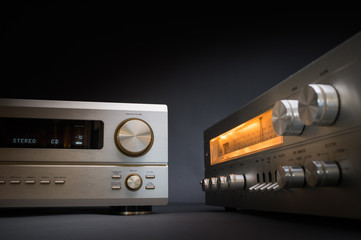 Obraz premium Hi-Fi receivers in studio