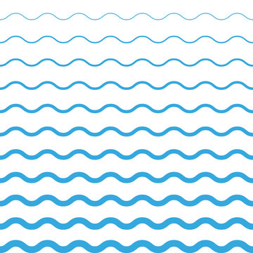 Halftone Wave Pattern. Halftone Blue Background in Vector