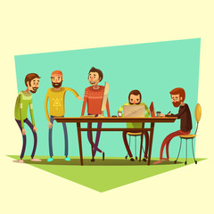 Coworking And People Illustration 