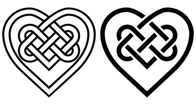 Download 787 Best Celtic Knot Heart Images Stock Photos Vectors Adobe Stock