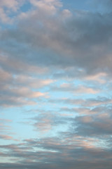Obraz premium Beautiful evening sky