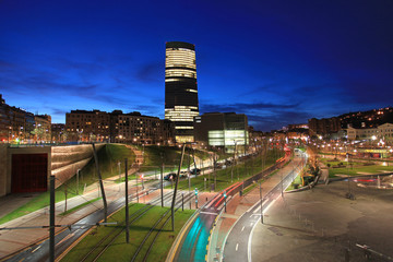 bilbao de noche vista aerea 7322-f16