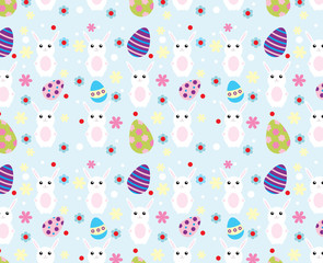 Easter bunny pattern