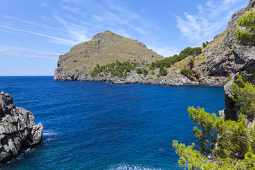 Fototapeta na wymiar Sa Calobra coast, Mallorca island, Spain
