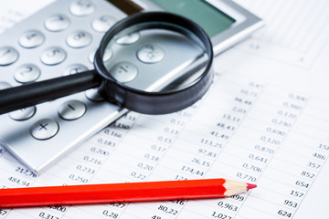 Image of businessman workplace with papers