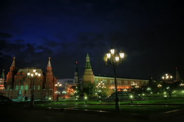 Fototapeta na wymiar Manezhnaya Square in Moscow