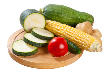 Different vegetables isolated